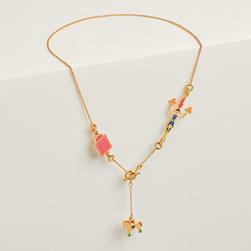 Cheval necklace - Pink | Hermès Saudi Arabia
